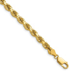 Load image into Gallery viewer, 14K 22 inch 4.5mm Diamond-cut Rope with Lobster Clasp Chain