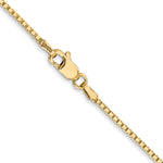 Load image into Gallery viewer, 14K 24 inch 1.4mm Box with Lobster Clasp Chain