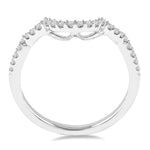 Load image into Gallery viewer, 1/5 Ctw Round Cut Diamond Wedding Band in 14K White Gold