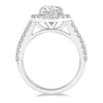 Load image into Gallery viewer, 1/2 Ctw Round Cut Diamond Semi-Mount Engagement Ring in 14K White Gold