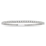 Load image into Gallery viewer, 2 Ctw Round Cut Flexible Diamond Bangle in 14K White Gold
