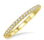 Load image into Gallery viewer, 1/6 Ctw Round Cut Diamond Wedding Band in 14K Yellow Gold