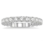 Load image into Gallery viewer, 1 Ctw Round Cut Diamond Wedding Band in 14K White Gold