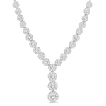 Load image into Gallery viewer, 2 1/4 Ctw Lovebright Round Cut Diamond Necklace in 14K White Gold