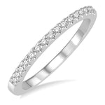 Load image into Gallery viewer, 1/6 Ctw Round Cut Diamond Wedding Band in 14K White Gold
