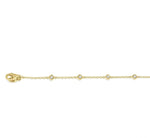 Load image into Gallery viewer, 1/6 Ctw Cushion Shape Mount Round Cut Diamond Station Bracelet in 10K Yellow Gold