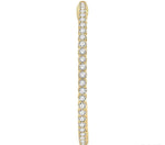 Load image into Gallery viewer, 3 Ctw Inside-Out Round Cut Diamond 1 1/2 Inch Hoop Earrings in 14K Yellow Gold