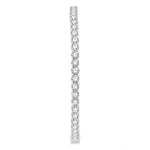 Load image into Gallery viewer, 10 Ctw Inside-Out Round Cut Diamond 2-Inch Hoop Earrings in 14K White Gold