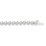 Load image into Gallery viewer, 6 Ctw Round Cut Diamond 3-Prong Tennis Bracelet in 14K White Gold