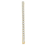 Load image into Gallery viewer, 7 Ctw Inside-Out Round Cut Diamond 2-Inch Hoop Earrings in 14K Yellow Gold