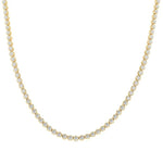 Load image into Gallery viewer, 7 Ctw Illusion Round Cut Diamond Eternity Tennis Necklace in 14K Yellow Gold