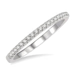 Load image into Gallery viewer, 1/6 Ctw Round Cut Diamond Wedding Band in 14K White Gold