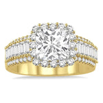 Load image into Gallery viewer, 1 1/5 Ctw Diamond Semi-Mount Engagement Ring in 14K Yellow and White Gold