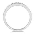 Load image into Gallery viewer, 1/2 Ctw Channel Set 11 Stone Round Cut Diamond Wedding Band in Platinum