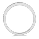 Load image into Gallery viewer, 1/4 Ctw Round Cut Diamond Wedding Band in 14K White Gold