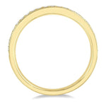 Load image into Gallery viewer, 1/4 Ctw Round Cut Diamond Wedding Band in 14K Yellow Gold