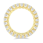 Load image into Gallery viewer, 3 Ctw Eternity Oval Cut Diamond Wedding Band in 14K Yellow Gold