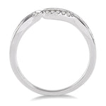 Load image into Gallery viewer, 1/20 Ctw Round Cut Diamond Wedding Band in 14K White Gold