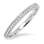 Load image into Gallery viewer, 1/6 Ctw Round Cut Diamond Matching Wedding Band in 14K White Gold