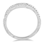 Load image into Gallery viewer, 1/5 Ctw Round Cut Diamond Wedding Band in 14K White Gold