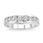 Load image into Gallery viewer, 1 Ctw Round Diamond Matching Wedding Band in 14K White Gold
