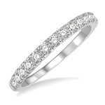 Load image into Gallery viewer, 1/2 Ctw Round Cut Diamond Wedding Band in 14K White Gold