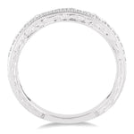 Load image into Gallery viewer, 1/6 Ctw Round Cut Diamond Wedding Band in 14K White Gold
