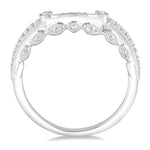 Load image into Gallery viewer, 1/6 Ctw Round Diamond Wedding Band in 14K White Gold