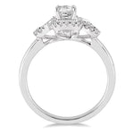 Load image into Gallery viewer, 1/5 Ctw Diamond Semi-Mount Engagement Ring in 14K White Gold