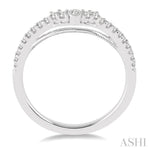 Load image into Gallery viewer, 1/5 Ctw Round Cut Diamond Wedding Band in 14K White Gold