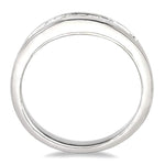 Load image into Gallery viewer, 1/4 Ctw Princess Cut Diamond Matching Wedding Band in 14K White Gold