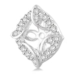 Load image into Gallery viewer, 1/4 Ctw Round Cut Diamond Jacket Earrings in 14K White Gold