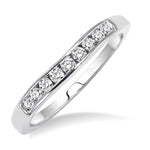 Load image into Gallery viewer, 1/3 Ctw Round Diamond Matching Wedding Band in 14K White Gold
