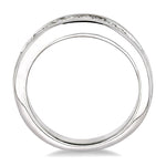 Load image into Gallery viewer, 1/2 Ctw Princess Cut Diamond Matching Wedding Band in 14K White Gold