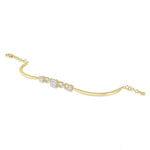 Load image into Gallery viewer, 3/4 Ctw Round Cut Diamond Lovebright Bracelet in 14K Yellow and White Gold