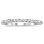 Load image into Gallery viewer, 1/6 Ctw Round Cut Diamond Wedding Band in 14K White Gold