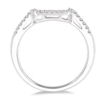 Load image into Gallery viewer, 1/5 Ctw Round Cut Diamond Wedding Band in 14K White Gold