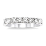 Load image into Gallery viewer, 5/8 Ctw Round Cut Diamond Wedding Band in 14K White Gold