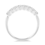 Load image into Gallery viewer, 5/8 Ctw Round Cut Diamond Wedding Band in 14K White Gold
