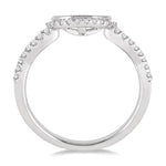 Load image into Gallery viewer, 1/6 Ctw Round Cut Diamond Wedding Band in 14K White Gold