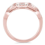 Load image into Gallery viewer, 1/10 Ctw Round Cut Diamond Wedding Band in 14K Rose Gold