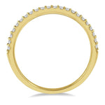 Load image into Gallery viewer, 1/6 Ctw Round Cut Diamond Wedding Band in 14K Yellow Gold