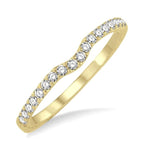 Load image into Gallery viewer, 1/5 Ctw Round Cut Diamond Wedding Band in 14K Yellow Gold
