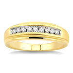 Load image into Gallery viewer, 1/6 Ctw Round Diamond Women's Ring in 14K Yellow Gold