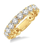 Load image into Gallery viewer, 2 Ctw Diamond Matching Wedding Band in 18K Yellow Gold