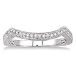 Load image into Gallery viewer, 1/6 Ctw Round Cut Diamond Matching Wedding Band in 14K White Gold