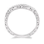 Load image into Gallery viewer, 1/6 Ctw Round Cut Diamond Matching Wedding Band in 14K White Gold