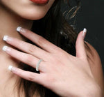 Load image into Gallery viewer, 3/8 Ctw Diamond Matching Wedding Band in 14K White Gold