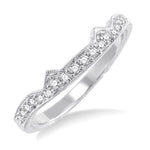Load image into Gallery viewer, 1/5 Ctw Diamond Matching Wedding Band in 14K White Gold