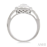 1/20 Ctw Single Cut Diamond Ring in Sterling Silver